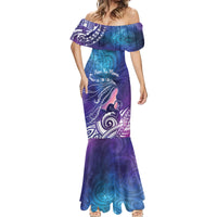 New Zealand Mother's Day Mermaid Dress Maori Hari Ra Mama LT7 - Polynesian Pride