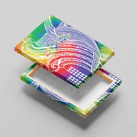 Aloha Pride Rainbow Tie Dye Canvas Wall Art Humpback Whale - Love is Love LT7 - Polynesian Pride