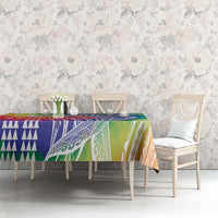 Aloha Pride Rainbow Tie Dye Tablecloth Humpback Whale - Love is Love LT7 - Polynesian Pride