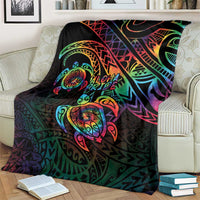 Hawaii Pride Blanket Rainbow Swirls LT7 - Polynesian Pride