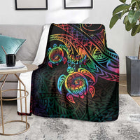 Hawaii Pride Blanket Rainbow Swirls LT7 - Polynesian Pride