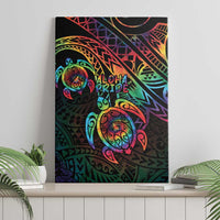 Hawaii Pride Canvas Wall Art Rainbow Swirls LT7 - Polynesian Pride