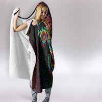 Hawaii Pride Hooded Blanket Rainbow Swirls LT7 - Polynesian Pride