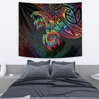 Hawaii Pride Tapestry Rainbow Swirls
