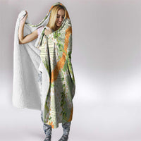 Aloha Festive Hawaii Hooded Blanket Mokihana - Maile Leis in Muted Summer LT7 - Polynesian Pride