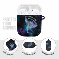 Polynesian Tala Manta Ray AirPods Case Nowhere You Could Go That I Won't Be With You LT7 - Polynesian Pride