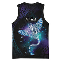 Polynesian Tala Manta Ray Basketball Jersey Nowhere You Could Go That I Won't Be With You LT7 - Polynesian Pride