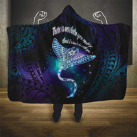 Polynesian Tala Manta Ray Hooded Blanket Nowhere You Could Go That I Won't Be With You - Polynesian Pride