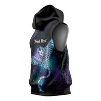 Polynesian Tala Manta Ray Sleeveless Hoodie Nowhere You Could Go That I Won't Be With You LT7 - Polynesian Pride