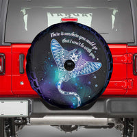 Polynesian Tala Manta Ray Spare Tire Cover Nowhere You Could Go That I Won't Be With You LT7 - Polynesian Pride