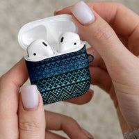 Maori Niho Taniwha Te Wheiao AirPods Case Moana Blue LT7 - Polynesian Pride