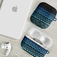 Maori Niho Taniwha Te Wheiao AirPods Case Moana Blue LT7 - Polynesian Pride
