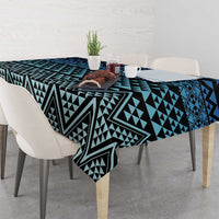 Maori Niho Taniwha Te Wheiao Tablecloth Moana Blue - Polynesian Pride
