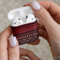 Maori Niho Taniwha Te Wheiao AirPods Case Terracotta LT7 - Polynesian Pride