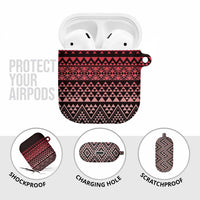 Maori Niho Taniwha Te Wheiao AirPods Case Terracotta LT7 - Polynesian Pride