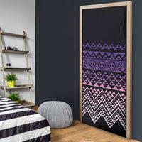 Maori Niho Taniwha Te Wheiao Door Cover Waiporoporo LT7 - Polynesian Pride