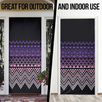 Maori Niho Taniwha Te Wheiao Door Cover Waiporoporo LT7 - Polynesian Pride