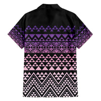 Maori Niho Taniwha Te Wheiao Family Matching Long Sleeve Bodycon Dress and Hawaiian Shirt Waiporoporo - Polynesian Pride