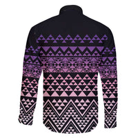 Maori Niho Taniwha Te Wheiao Family Matching Summer Maxi Dress and Hawaiian Shirt Waiporoporo - Polynesian Pride