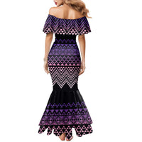 Maori Niho Taniwha Te Wheiao Mermaid Dress Waiporoporo - Polynesian Pride