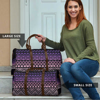 Maori Niho Taniwha Te Wheiao Travel Bag Waiporoporo - Polynesian Pride