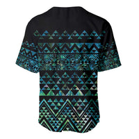 Maori Niho Taniwha Te Wheiao Baseball Jersey Paua Shell - Polynesian Pride