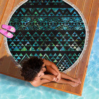 Maori Niho Taniwha Te Wheiao Beach Blanket Paua Shell - Polynesian Pride