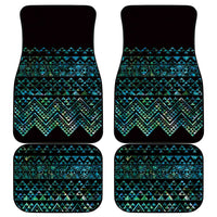 Maori Niho Taniwha Te Wheiao Car Mats Paua Shell - Polynesian Pride