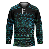 Maori Niho Taniwha Te Wheiao Hockey Jersey Paua Shell LT7 Unisex Colorful - Polynesian Pride