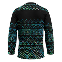 Maori Niho Taniwha Te Wheiao Hockey Jersey Paua Shell LT7 - Polynesian Pride