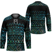 Maori Niho Taniwha Te Wheiao Hockey Jersey Paua Shell LT7 - Polynesian Pride