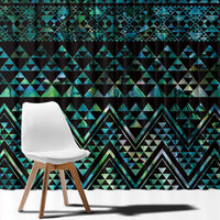 Maori Niho Taniwha Te Wheiao Window Curtain Paua Shell - Polynesian Pride