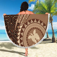 Papua New Guinea Oro Tapa Motif Beach Blanket Classic LT7 - Polynesian Pride