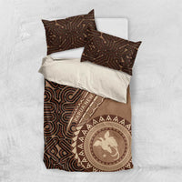 Papua New Guinea Oro Tapa Motif Bedding Set Classic