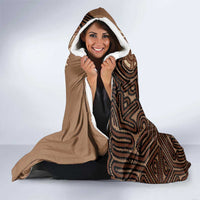 Papua New Guinea Oro Tapa Motif Hooded Blanket Classic LT7 - Polynesian Pride