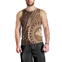 Papua New Guinea Oro Tapa Motif Men Tank Top Classic LT7 - Polynesian Pride