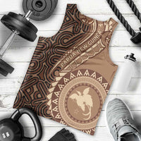 Papua New Guinea Oro Tapa Motif Men Tank Top Classic LT7 - Polynesian Pride