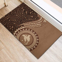 Papua New Guinea Oro Tapa Motif Rubber Doormat Classic LT7 - Polynesian Pride