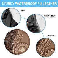Papua New Guinea Oro Tapa Motif Spare Tire Cover Classic LT7 - Polynesian Pride
