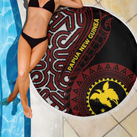 Papua New Guinea Oro Tapa Motif Beach Blanket Special LT7 - Polynesian Pride