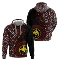 Papua New Guinea Oro Tapa Motif Hoodie Special LT7 - Polynesian Pride