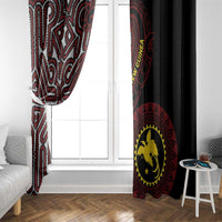 Papua New Guinea Oro Tapa Motif Window Curtain Special LT7 - Polynesian Pride