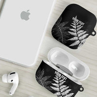New Zealand Lawn Bowls Personalized AirPods Case Wrap-Around Silver Fern LT7 - Polynesian Pride