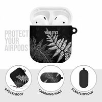 New Zealand Lawn Bowls Personalized AirPods Case Wrap-Around Silver Fern LT7 - Polynesian Pride