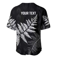 New Zealand Lawn Bowls Personalized Baseball Jersey Wrap-Around Silver Fern LT7 - Polynesian Pride
