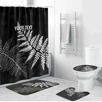 New Zealand Lawn Bowls Personalized Bathroom Set Wrap-Around Silver Fern - Polynesian Pride