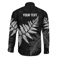New Zealand Lawn Bowls Personalized Family Matching Mermaid Dress and Hawaiian Shirt Wrap-Around Silver Fern - Polynesian Pride