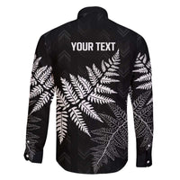 New Zealand Lawn Bowls Personalized Family Matching Off The Shoulder Long Sleeve Dress and Hawaiian Shirt Wrap-Around Silver Fern - Polynesian Pride