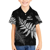 New Zealand Lawn Bowls Personalized Family Matching Short Sleeve Bodycon Dress and Hawaiian Shirt Wrap-Around Silver Fern - Polynesian Pride
