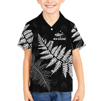 New Zealand Lawn Bowls Personalized Family Matching Tank Maxi Dress and Hawaiian Shirt Wrap-Around Silver Fern - Polynesian Pride